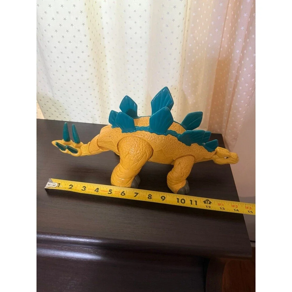 2011 Fisher-Price Yellow Dinosaur Toy Imaginext Stegosaurus 14in